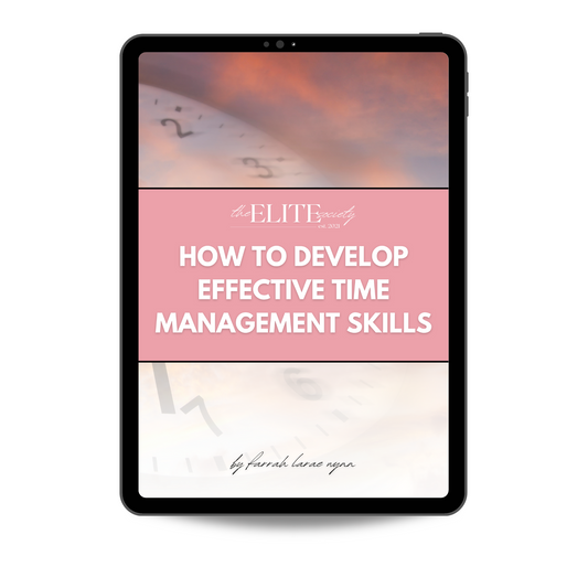 How To Develop Effective Time Management Skills