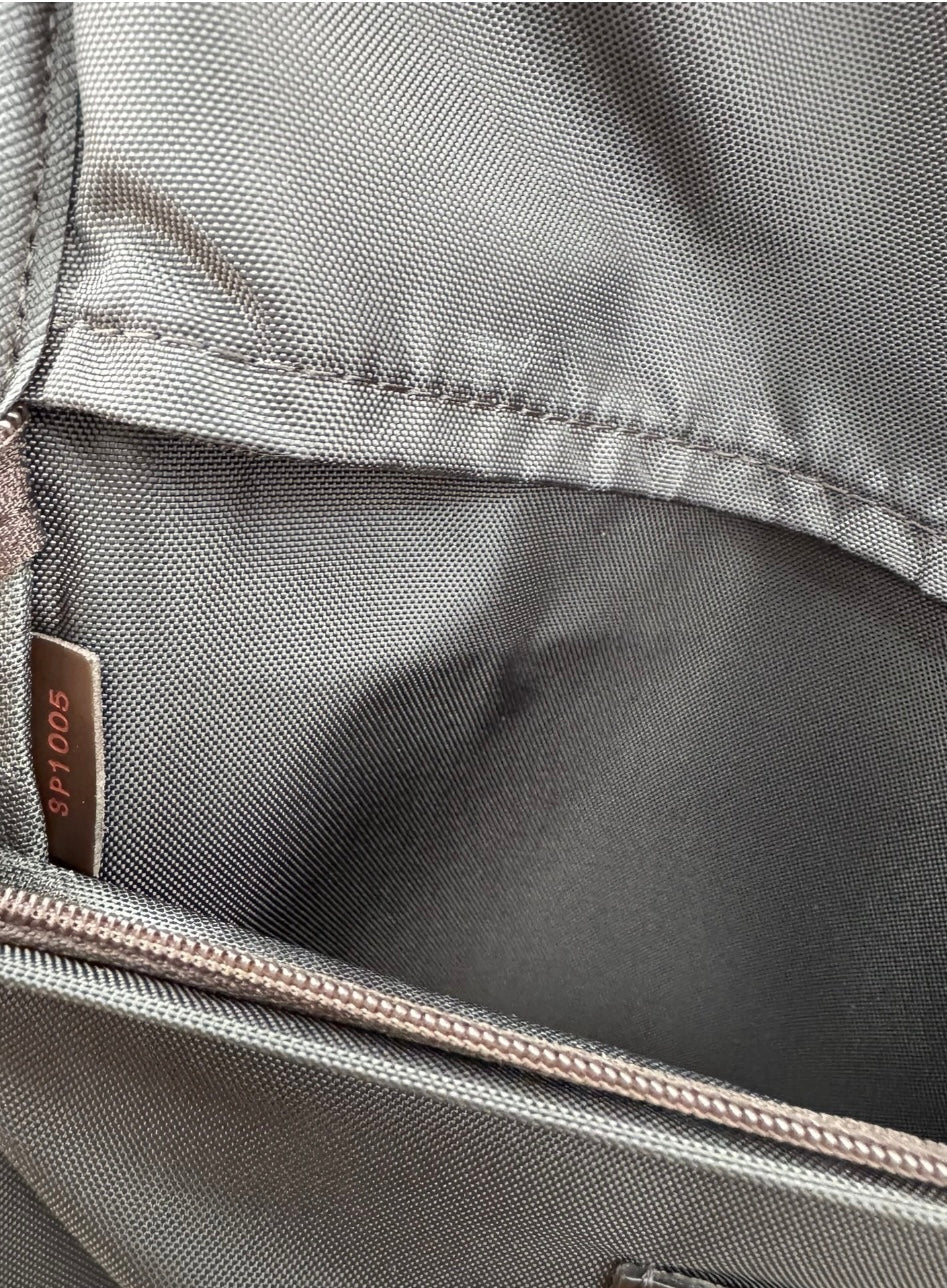 LV leather travel bag Pegase 55 Damier Ebene